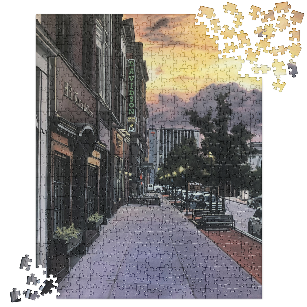 Downtown Dusk Fine Art Puzzle