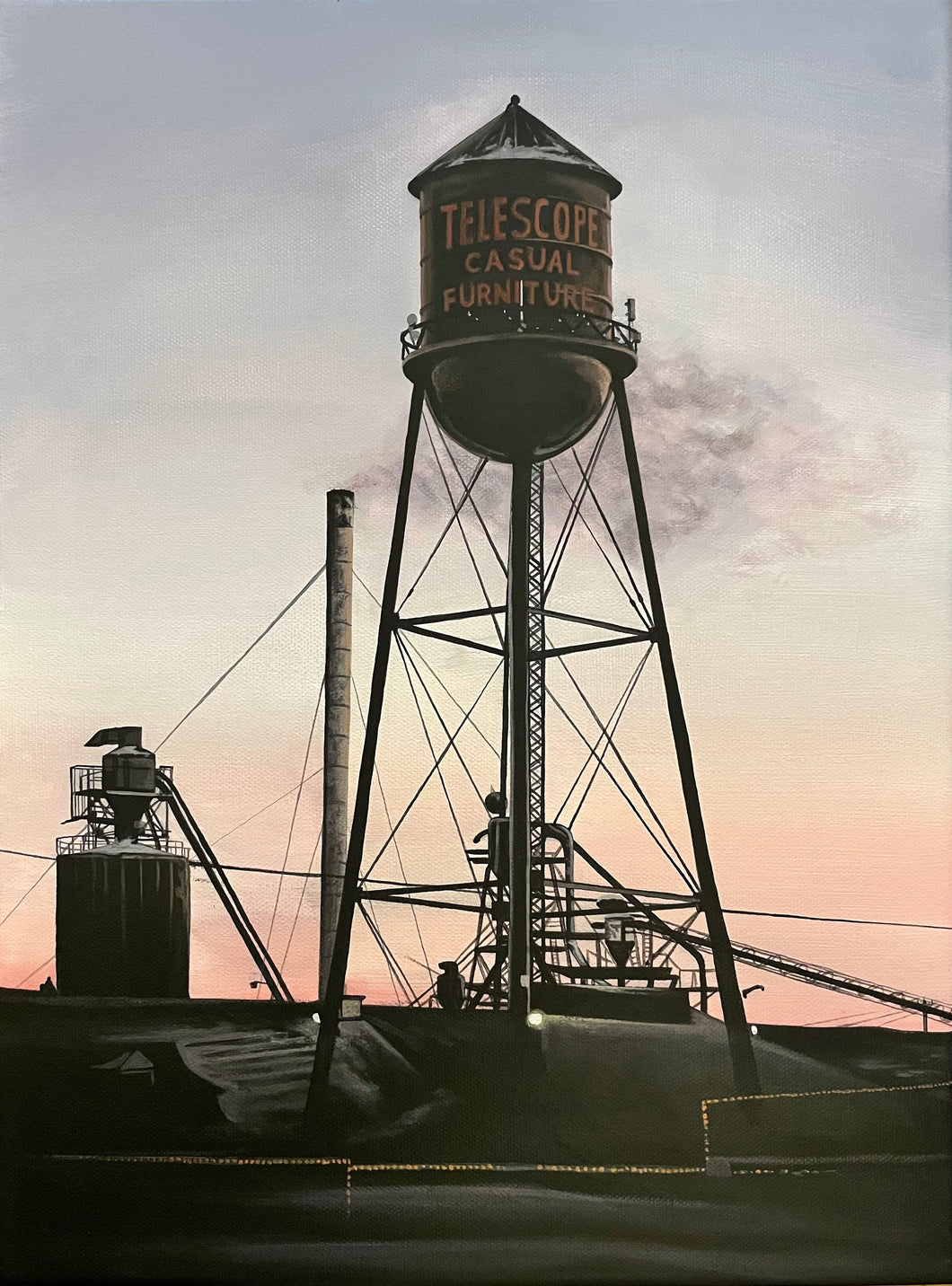 The Water Tower, 16”x12”