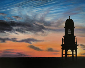 Carillon Tower at Sunset, 24"x30"