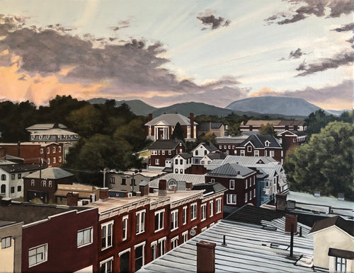 Rooftops, print