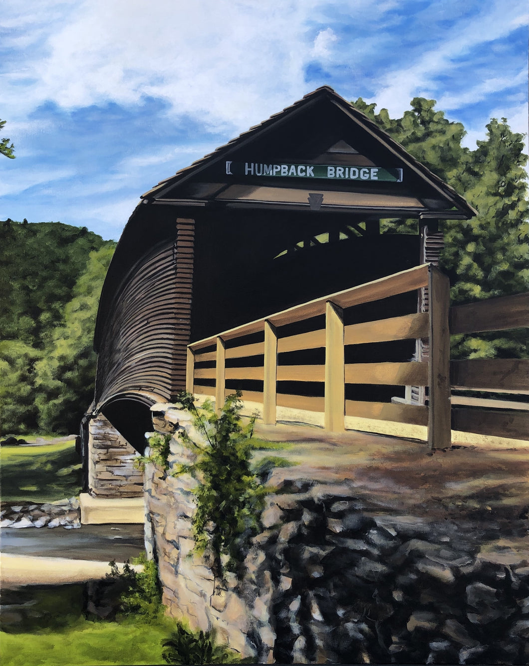 Humpback Bridge, print