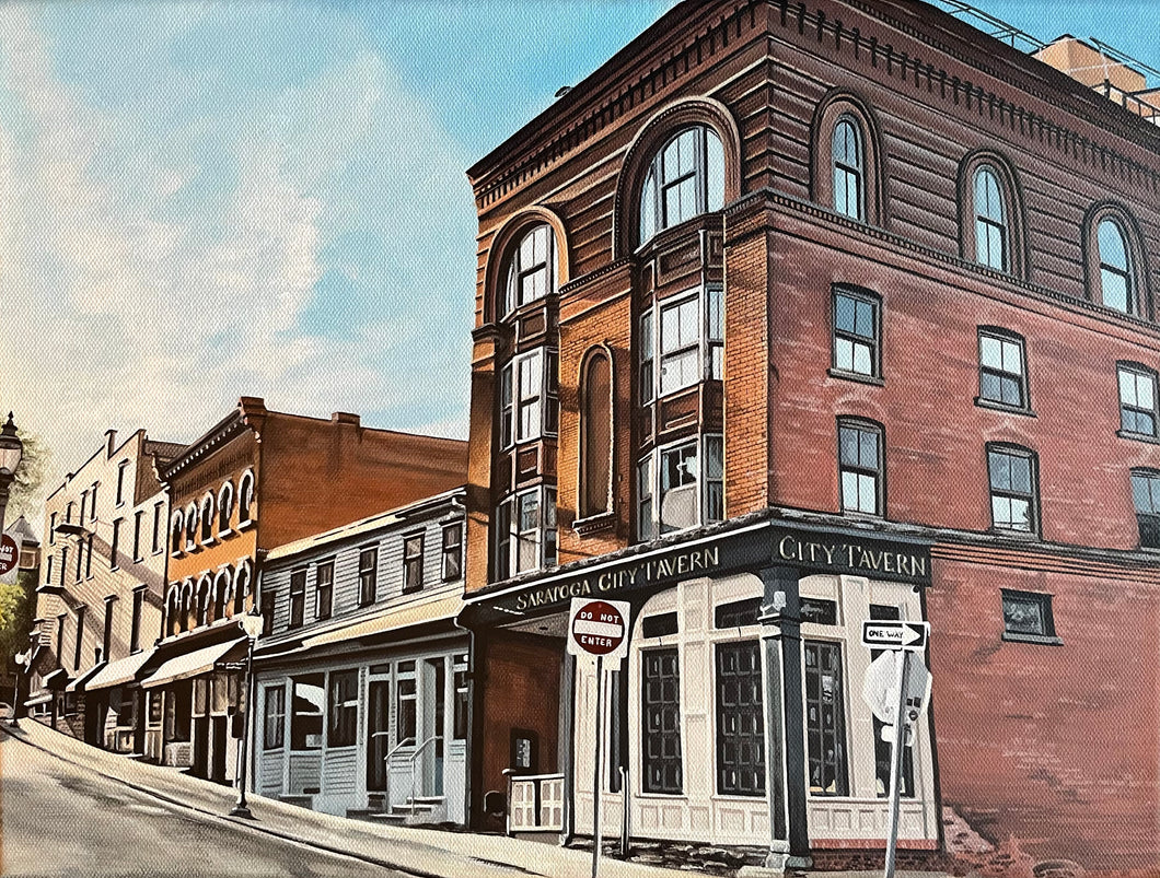 Saratoga City Tavern, print