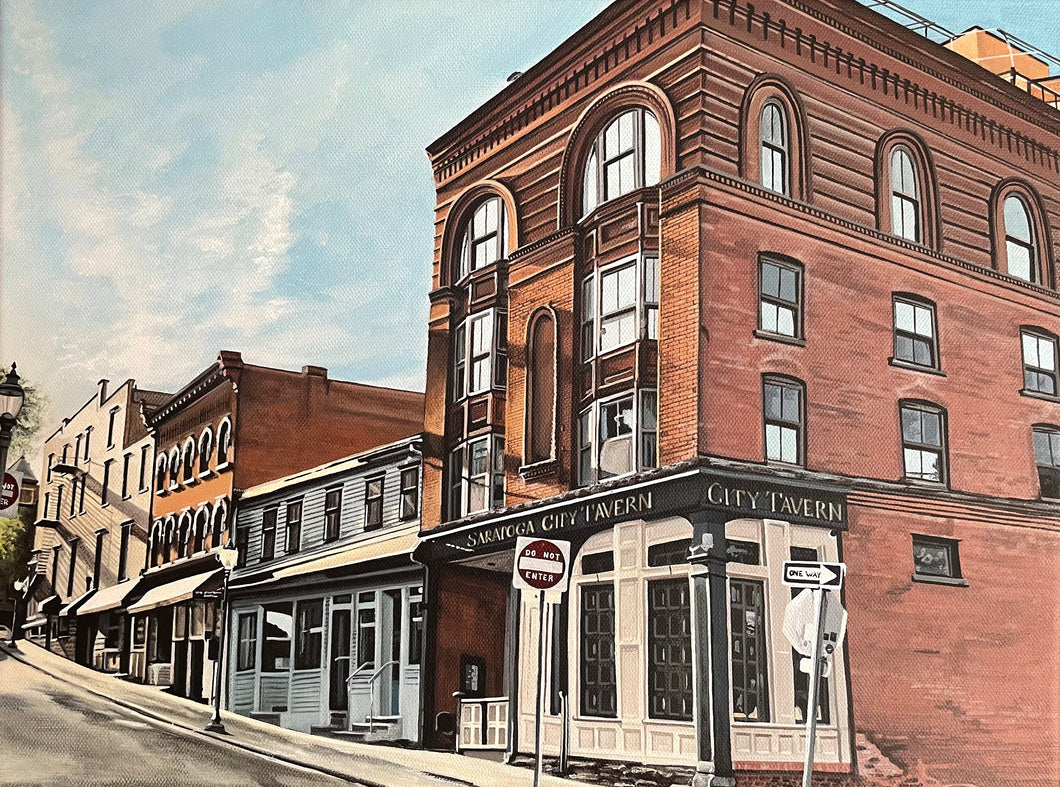 Saratoga City Tavern, 12”x16”