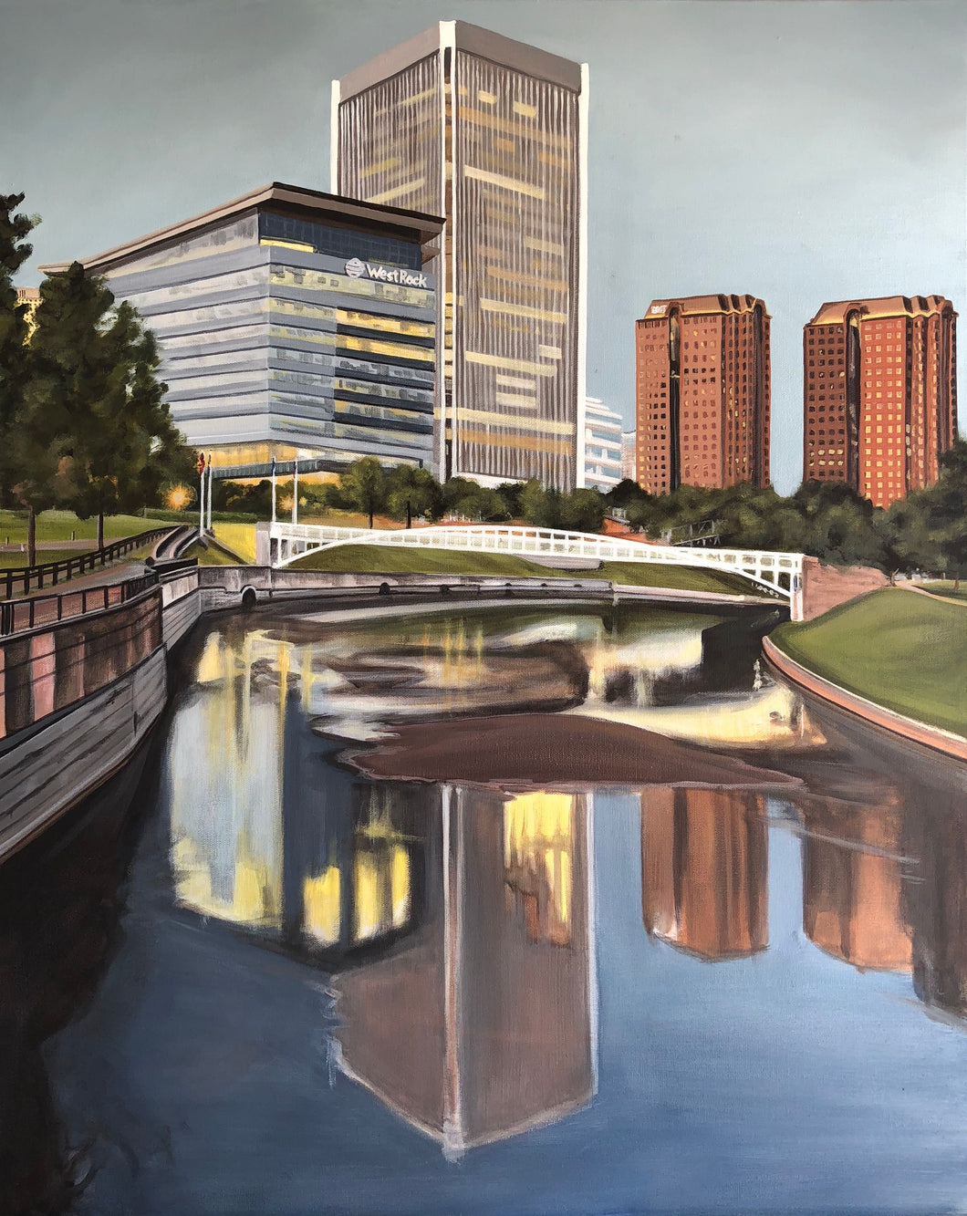 Reflections of the City, 30”x24”